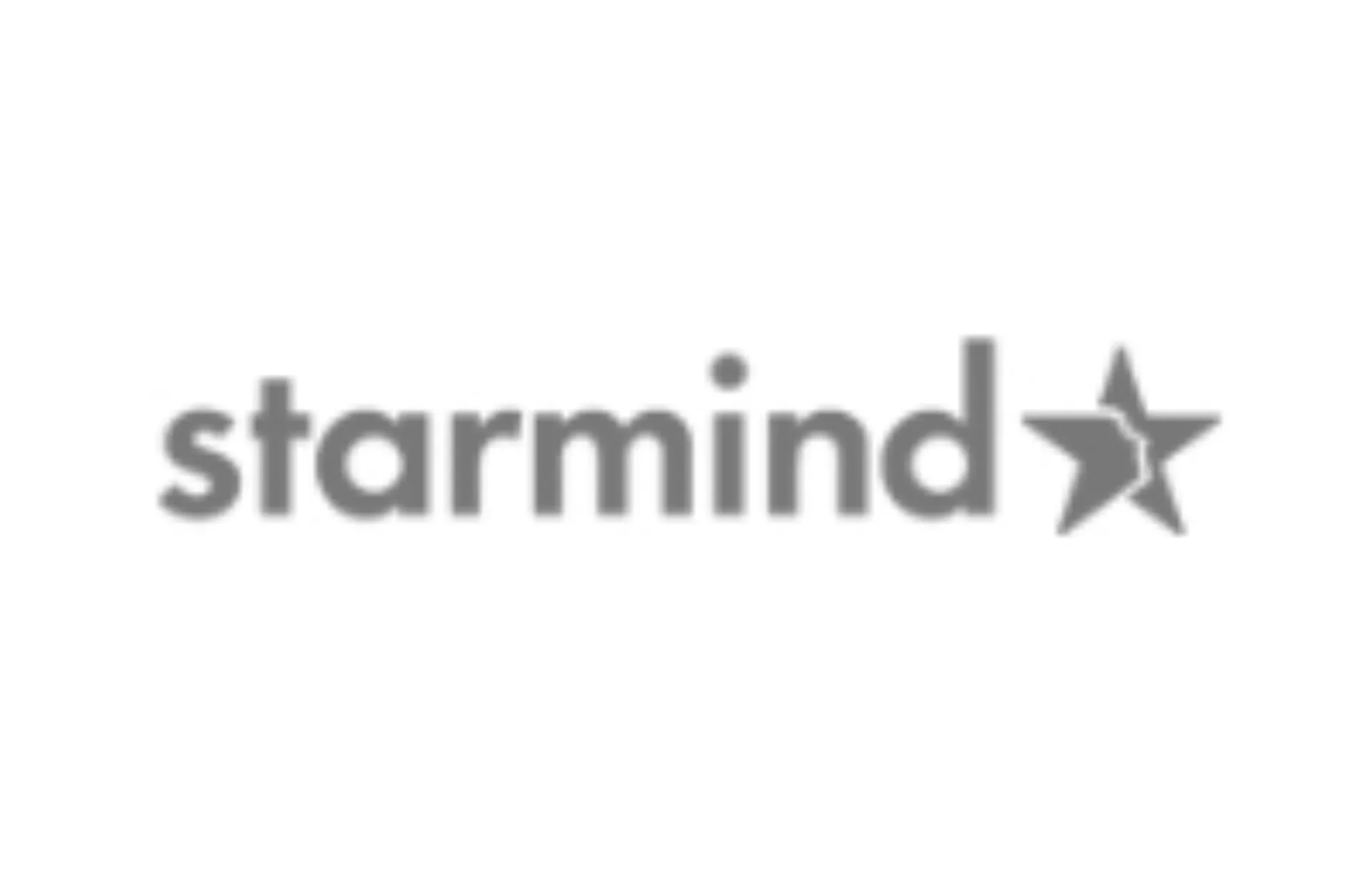 Logo starmind in grau