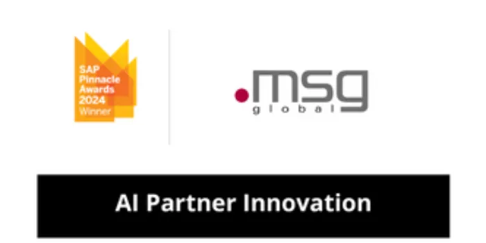 2024 SAP Pinnacle Award for AI Partner Innovation