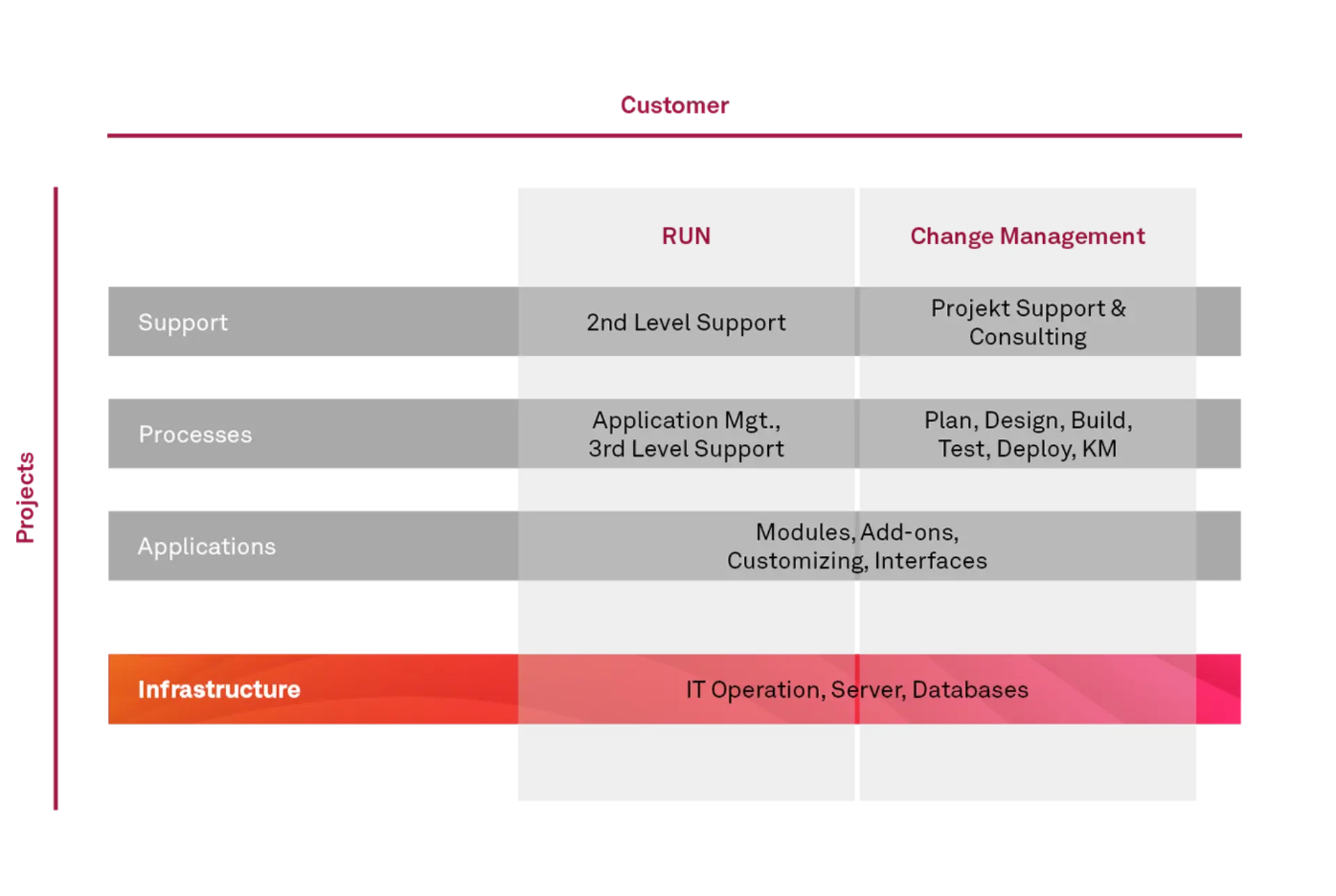 Service Struktur SAP AMS