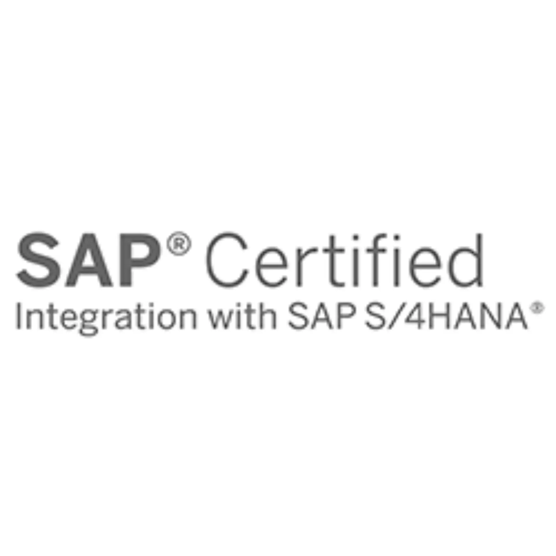 SAP Certified Integration with SAP S/4HANA Logo