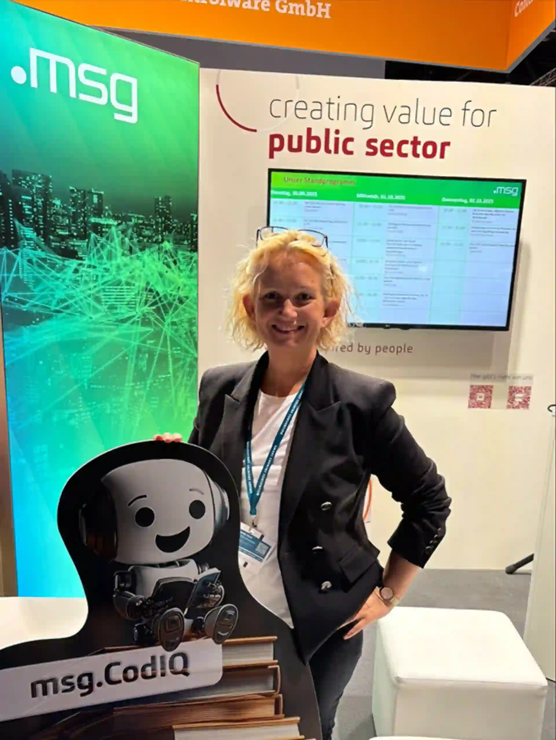 Girl power at the msg booth