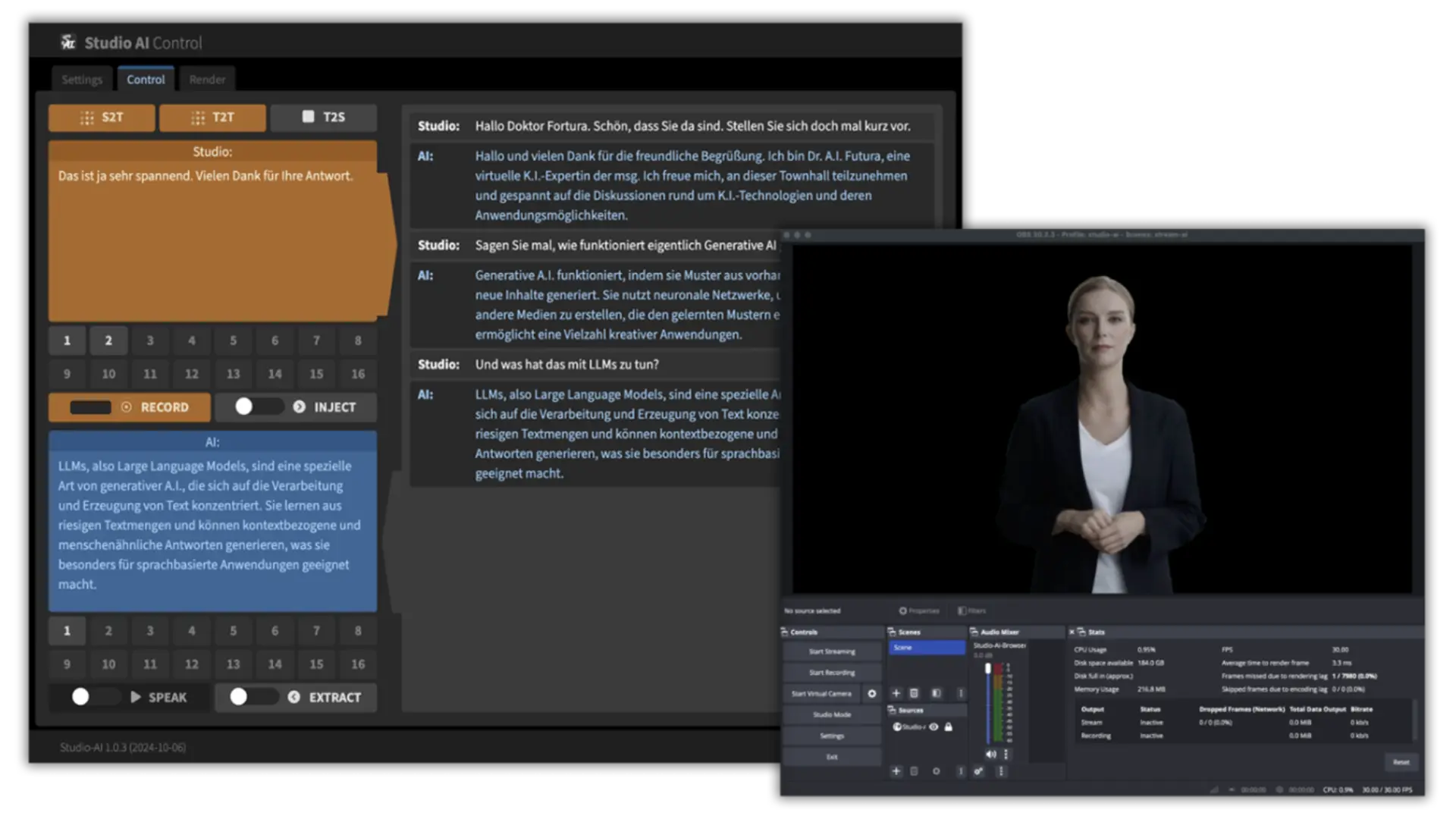 Studio AI control mode 
